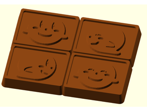 obsesionado chocolatero abucheo bar comida beber chocolate molde videojuego 3d print model - Mito3D