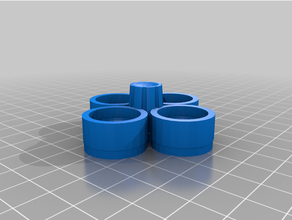 rota twirly bouton 3d imprimante pièces 3d print model - Mito3D
