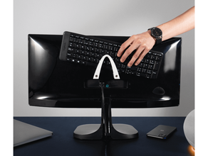 teclado monitor soporte vesa montar vesa100 100 75 adaptador 3d print model - Mito3D
