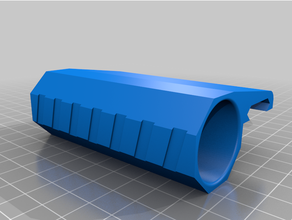 angular picatinny cilindro batería montar 3d impresión airsoft 3d print model - Mito3D