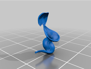 nepenthes lowii - toilet bowl pitcher plant biology botany 3d print model - Mito3D