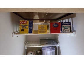 cabinet shelf organizer organization 3d print model - Mito3D