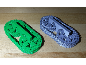 tank treads fidget toy mechanical toys 3d print model - Mito3D