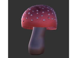 mushroom props biology fungus model organism prop 3d print model - Mito3D