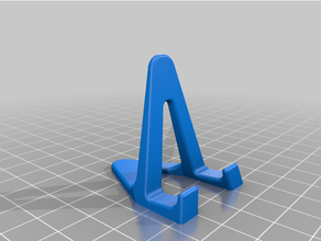 slim phone stand 11mm mobile 3d print model - Mito3D