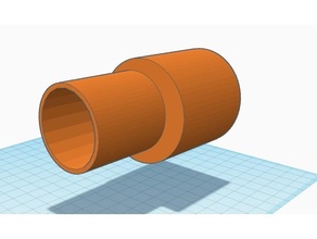 Adapter ht rohr DIY Vakuum 3d print model - Mito3D