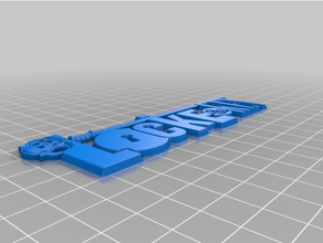 locke key logo 3d printing 3d print model - Mito3D