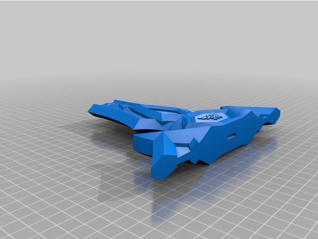 Kraliyet geniş kılıç kesmek küçük yazıcılar sahne 3D print model - Mito3D