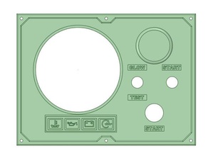 volvo penta instrument panel parts 3d print model - Mito3D