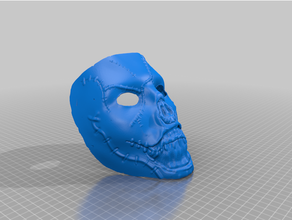 Halloween épouvantail masque art 3d print model - Mito3D