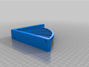 art deco style shelf 2 decor bracket support 3d print model - Mito3D