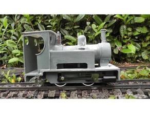 metropolitan water board kerr stuart locomotive vehicles 15mm scale 16mm model trains steam 3d print model - Mito3D
