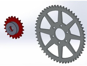 ron lumière abeille segway x160 x260 transmission primaire ceinture remplacement sport air Ron surron 3d print model - Mito3D