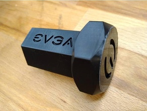 evga graphics card gpu support screw holder 3d print model - Mito3D