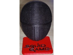 squid game soldier mask standalone props squidgame 3d print model - Mito3D