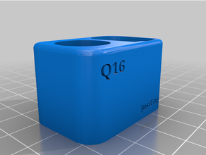 q16 justfog stand remix text 3d printing 3d print model - Mito3D