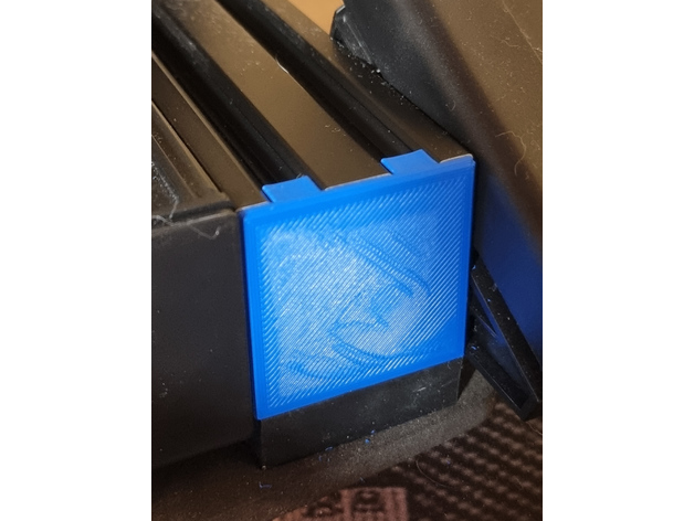 4040 embout base extensions 3d imprimante pièces casquette extrusion 3D print model - Mito3D
