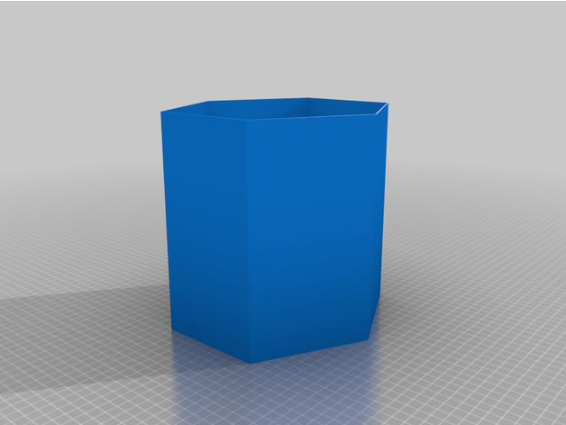 hexagon flower pot 3d printing 3D print model - Mito3D