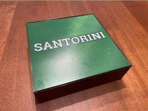 Santorini Tafel Spiel Spiele Brettspiel Brettspiele Box Kopieren 3d print model - Mito3D