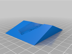 afficher supporter bancal décor 3d print model - Mito3D