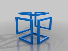 Unendlichkeit Würfel Mathematik Kunst 3d print model - Mito3D