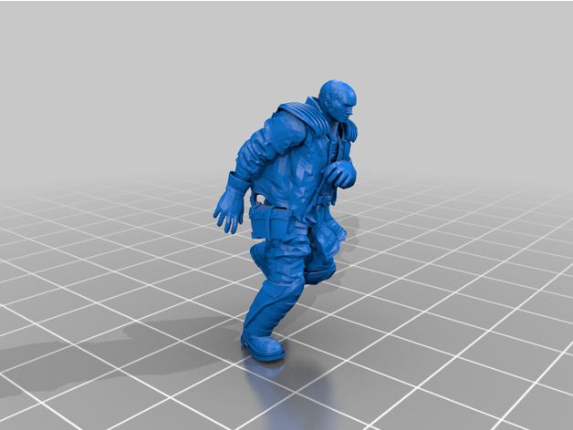 Necromunda orlcok çete 3d baskı 28mm vücut gangster minyatür Warhammer 40k 3D print model - Mito3D