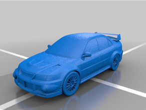 mitsubishi lancero evolución vi vehiculos evo 6 3d print model - Mito3D