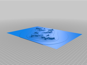 julia coffee table math art 3d print model - Mito3D