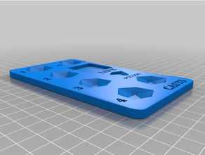 magic gathering commander dice trays games tray mtg edh 3d print model - Mito3D