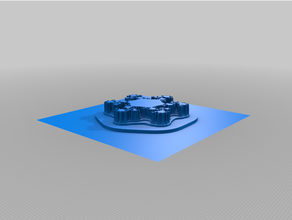 julia set math art 3d print model - Mito3D