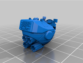 flying controlling boat inspired 3d printing 3dmodel ian mcque scifi 3d print model - Mito3D