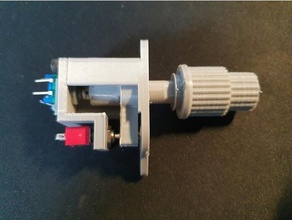 remezclar doble giratorio codificador descifrador cohete cambiar interruptor juguete juego accesorios vuelo simulador 3d print model - Mito3D