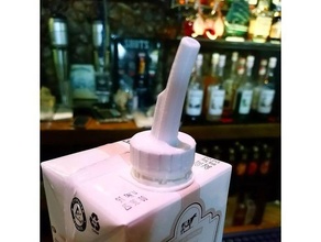 latte dispenser cibo bevanda 3d print model - Mito3D