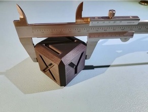 xyz 100mm calibration cube skew correction test piece 3d printing tests steps 3d print model - Mito3D
