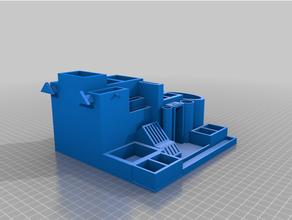 tool caddy v2 holders & boxes 3d print model - Mito3D