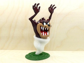 tazmaniyen şeytan yaratıklar karikatür taz 3d print model - Mito3D