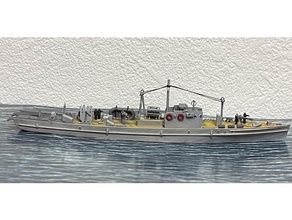 raumboot r130 brinquedos jogos 1300 cruel mares navio guerra 3d print model - Mito3D