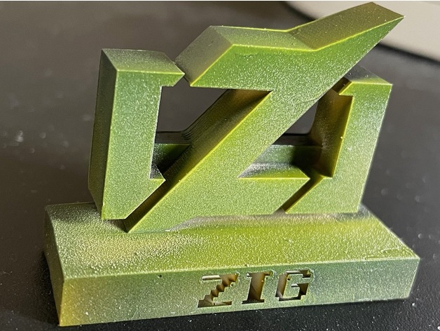 zick Logo Programmierung Sprachen 3D print model - Mito3D