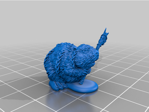 dire beavers regular general shaman creatures animal beaver creature dd miniature monster rpg 3d print model - Mito3D