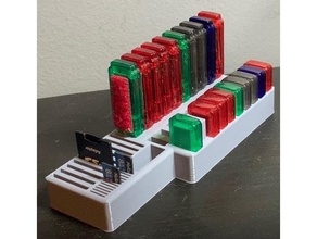 USB sd cartão suporte organização 3d print model - Mito3D