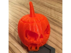 Halloween Kürbis Gravitrax kompatibel Hobby Marmor 3d print model - Mito3D