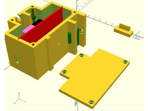 Lärm Schiene Box DIY elektronisch Projekte Elektronik 3d print model - Mito3D