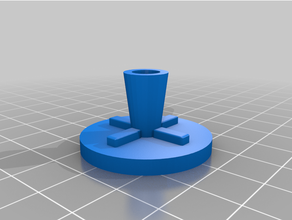stand tacky glue cap replacement parts 3d print model - Mito3D