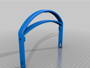 soutien visière titulaire casque 3d print model - Mito3D