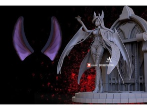 mabinogi succubus kraliçe kulak Kostüm oyunu Aksesuarlar anime karakter şekil kız model 3d print model - Mito3D