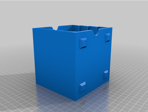 modular partes bandeja armazenamento prateleira ferramenta titulares caixas nosupports organização prototipagem robótica 3d print model - Mito3D