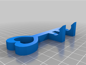 clé crochet organisation mur 3d print model - Mito3D