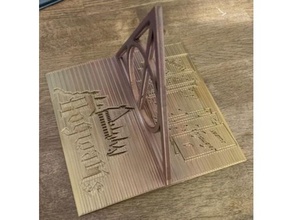 Hogwarts fermalibri ufficio Harry Potter vasaio 3d print model - Mito3D