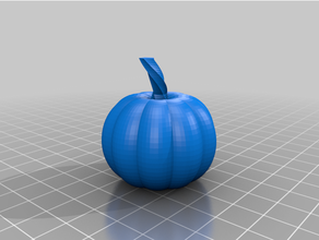 customizeable pumpkin models customizable customizer 3d print model - Mito3D