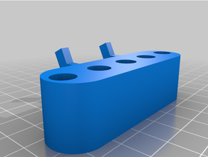 esadecimale po titolare supporto piolo tavola attrezzo titolari scatole impatto pannello forato utensili 3d print model - Mito3D